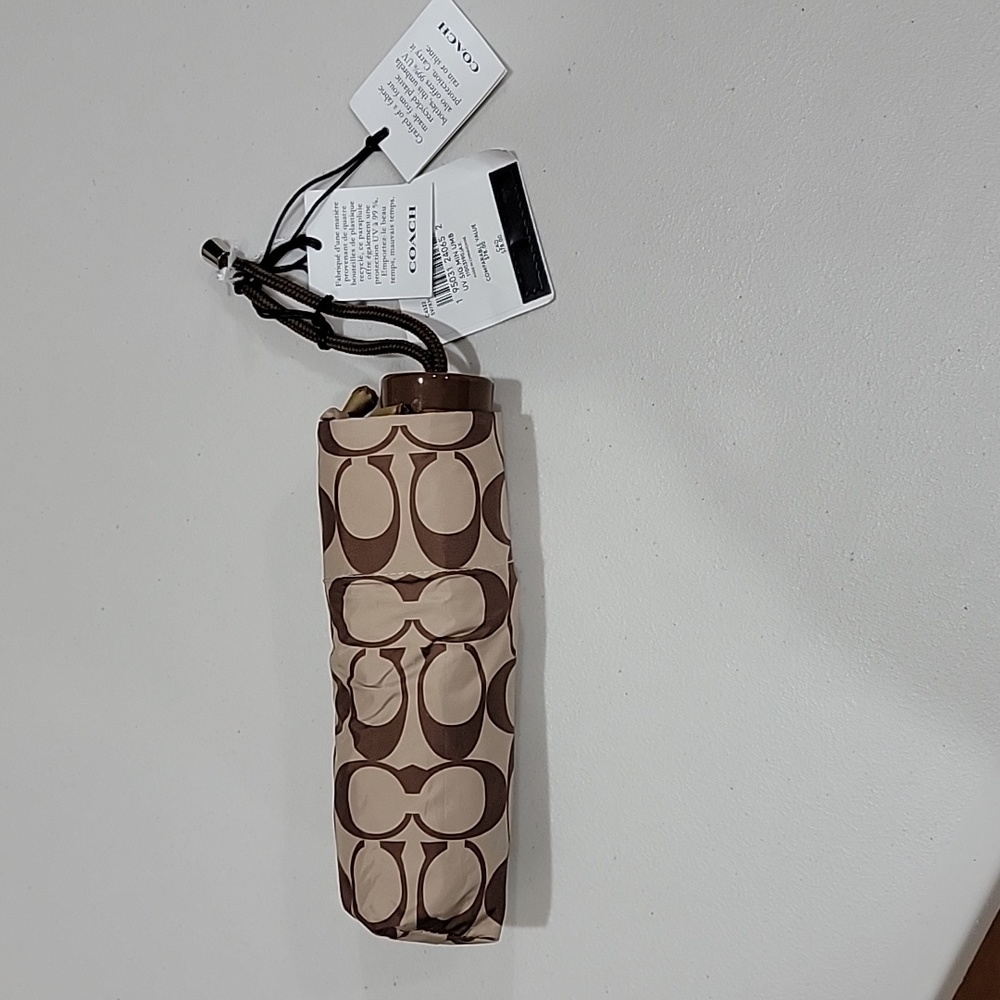 Coach Signature Mini Umbrella